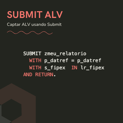 Submit ALV